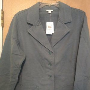 NWT J. Jill jacket, 1X, lakeside green